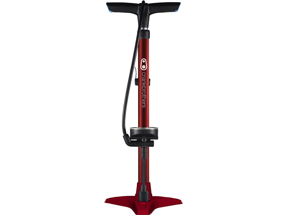 CRANKBROTHERS Floor pump Gem w/analog gauge 11 bar/160 psi - punainen lattiapumppu