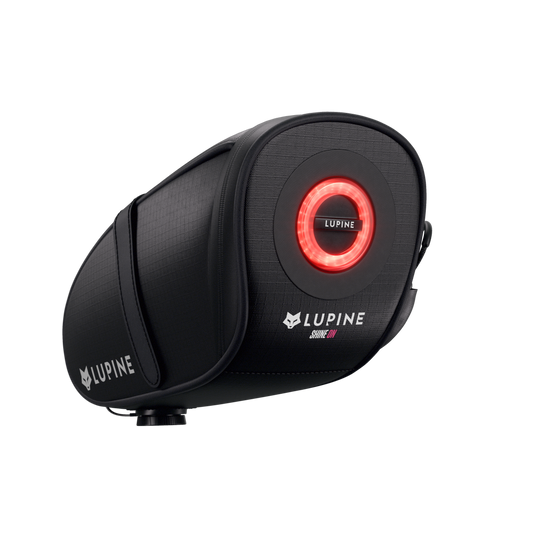 Lupine UFO Saddlepack - satulalaukku 0,8 L valaisimella