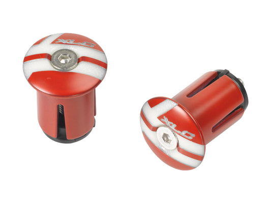 XLC Bar end plugs GR-X02 - red lockable bar end plug