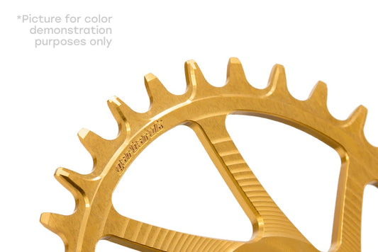 Garbaruk DM MTB chainring for SRAM 3-bolt - ovaali eturatas