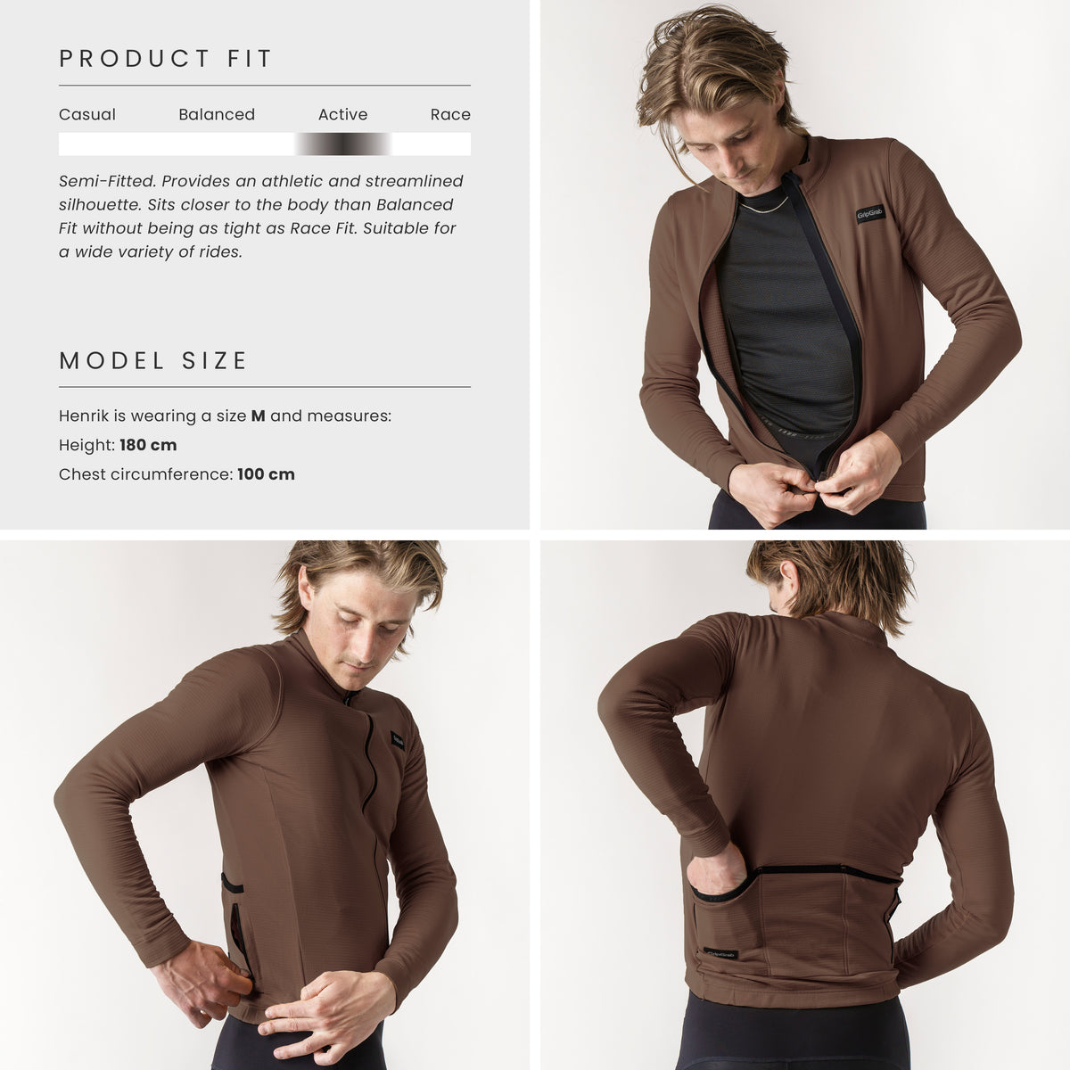 GripGrab EXPLR Merinotech Thermal Long Sleeve Jersey - pitkähihainen pyöräilypaita