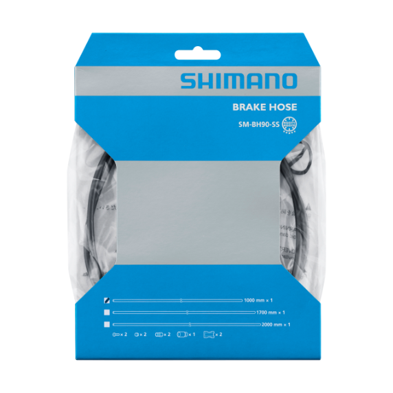 SHIMANO Brake Hose SM-BH90-SS Straight 1000 mm Black 