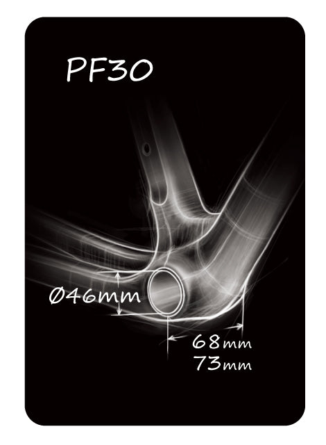 Token PF30 bottom bracket - Shimano 24 mm cranks
