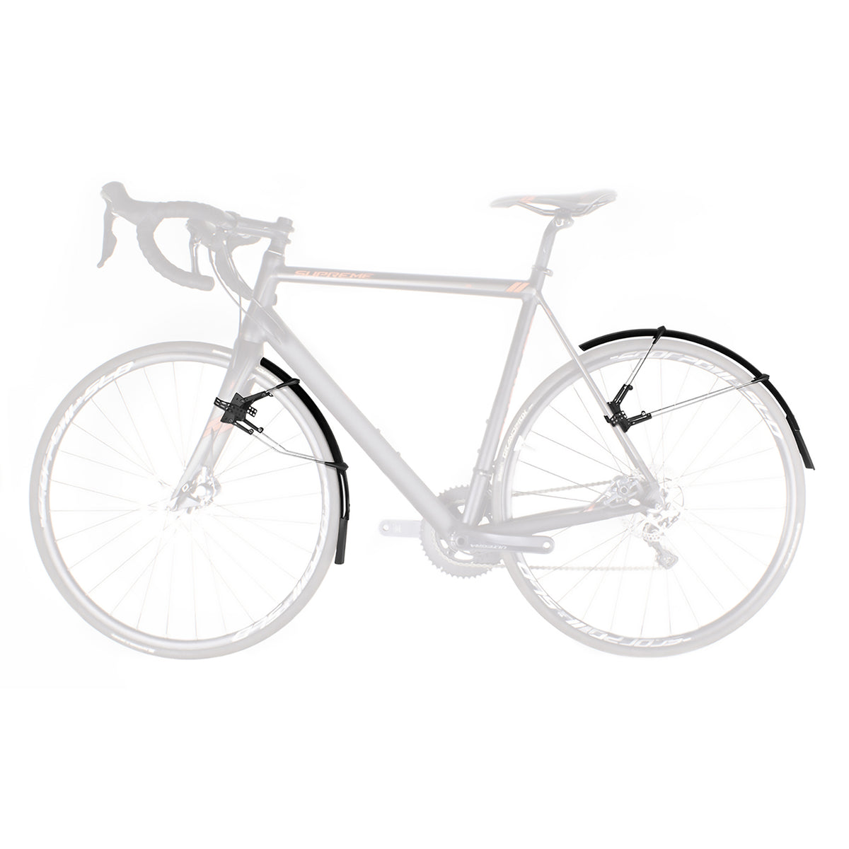 SKS Mudguard Raceblade Pro Front and rear 28" black matte - lokasuojat 20-25 mm renkaille