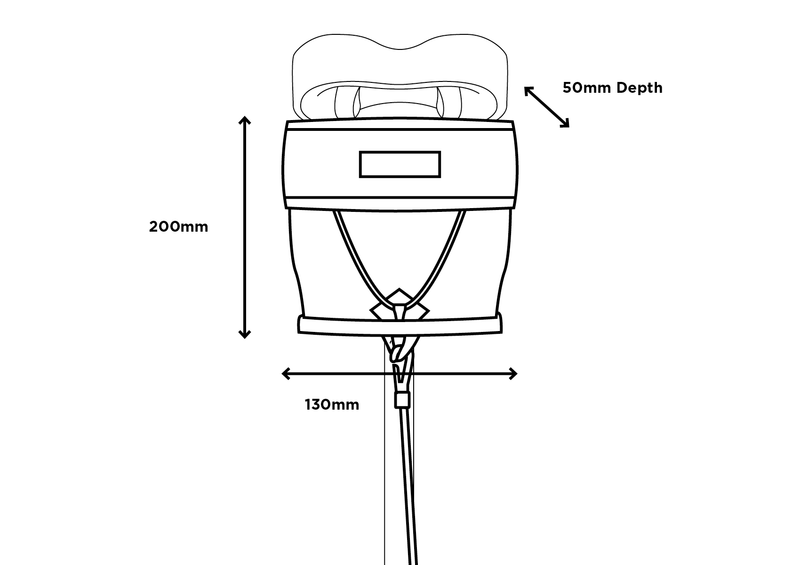 Restrap City Saddle Bag Small - taittopyörän satulalaukku (1,2 L)