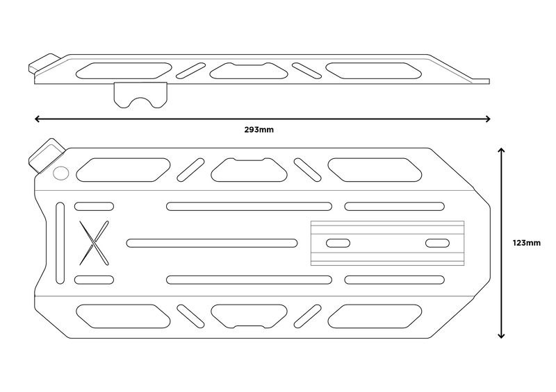 Restrap Switch Rack Cage - teline tarakkaan