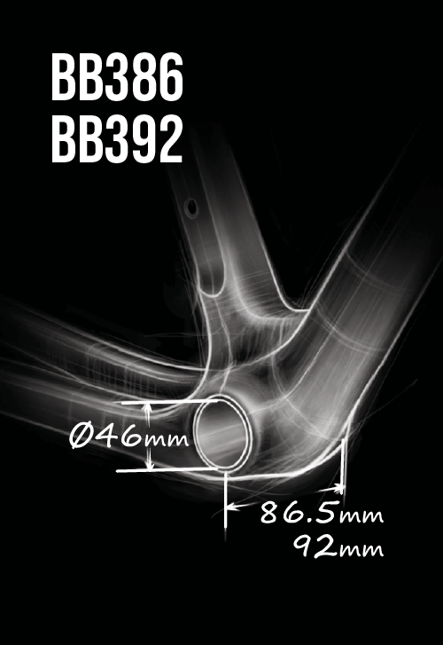 Tokennav för BB386 BB392 SRAM DUB vevar