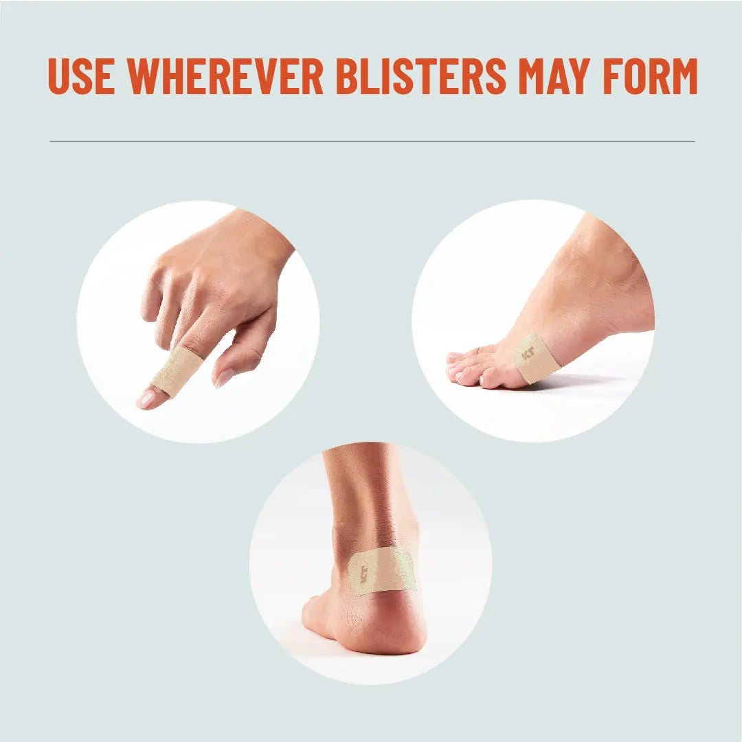 KT Blister Prevention Tape Precut (30 x 9cm) - teippi suojaamaan hiertymiltä